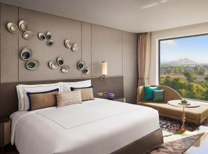 Voodi või voodid majutusasutuse Taj Amer, Jaipur toas