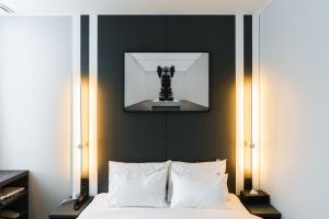 Postel nebo postele na pokoji v ubytování Yangju Hotel Ippda