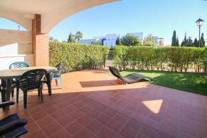 A garden outside El Rinconcito