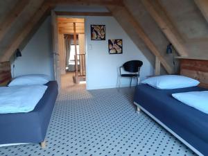 Postel nebo postele na pokoji v ubytování Country cottage Anna Paulowna, self checkin