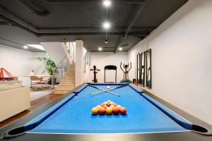 Biliardový stôl v ubytovaní Luxury Villa Taganana