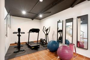 Posilňovňa alebo fitness centrum v ubytovaní Luxury Villa Taganana