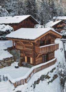 Obiekt Chalet 3 étoiles pour 4 pers avec vue imprenable sur la vallée de Chamonix zimą