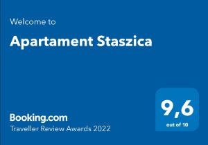 Certifikát, ocenenie alebo iný dokument vystavený v ubytovaní Apartament Staszica