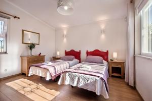 a bedroom with two beds and a window at Celina by Algarve Villa Holidays in Guia +28 photos
