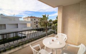 Balkón nebo terasa v ubytování Primera línea Playa Cargador - Playamar 1122 - ALBERT VILLAS