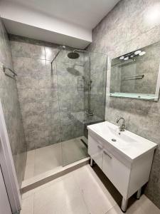 Phòng tắm tại gudauri twins apartment 231