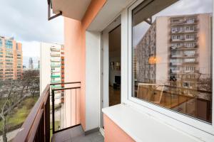 Balkón alebo terasa v ubytovaní Ochota Artistic Space Apartment