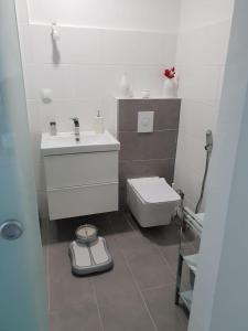 Koupelna v ubytování Ferienwohnung in Aflenz Kurort
