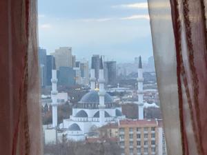 a view of a city from a window at Ankara apart Hostel 2 in Altındağ