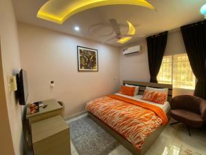 Katil atau katil-katil dalam bilik di C7 Hazelwood Residence & Suites