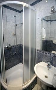 Koupelna v ubytování Hotel Pasymowski