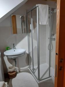 A bathroom at Casa Rosetta