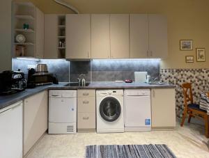 Kuchyňa alebo kuchynka v ubytovaní ABT Apartments