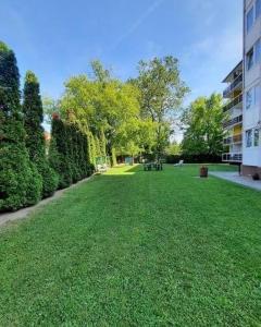 Vonkajšia záhrada v ubytovaní Silver Lodge Ezüstpart Apartman