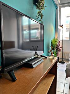 Televízia a/alebo spoločenská miestnosť v ubytovaní City Heart Room