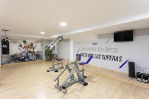 Gimnasio o instalaciones de fitness de Hotel Plaza Del Castillo