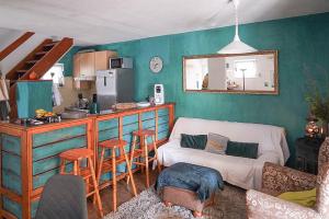 Kuchyň nebo kuchyňský kout v ubytování Holiday Home Jana