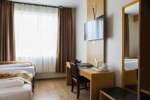 Postel nebo postele na pokoji v ubytování Hotel Jazz - By Keflavik Airport - Reykjavik - Iceland