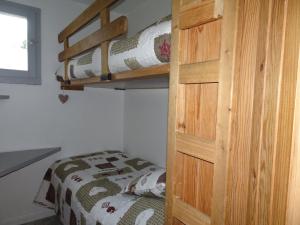 Appartement Pralognan-la-Vanoise, 2 pièces, 4 personnes - FR-1-464-132にある二段ベッド