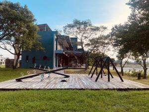 Ein Kinderspielbereich in der Unterkunft 輕塵別院Serenegray B&B
