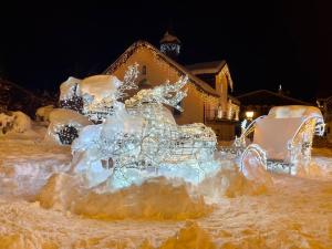Chalet Clos du Nant Megève v zimě