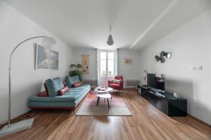 Posezení v ubytování Appartement design La Petite Europe - Idéal Curistes