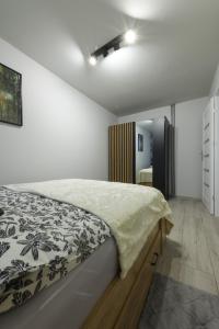 Postel nebo postele na pokoji v ubytování Apartament Pod Jedynką