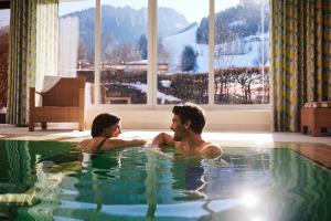 The swimming pool at or close to Rasmushof - Hotel Kitzbühel