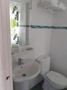 Koupelna v ubytování Hotel Clibomar Jamaica