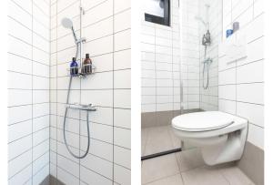 Koupelna v ubytování New modern Loft apartment View walk city centre 20D