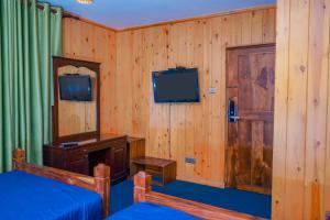 TV a/nebo společenská místnost v ubytování Blue Moon Residency