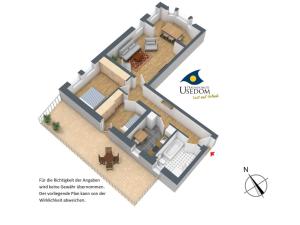 Grundriss der Unterkunft Villa Malve Wohnung 05