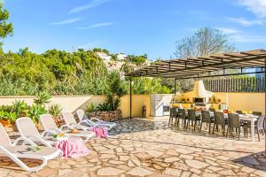 Patio nebo venkovní prostory v ubytování Villa Enzo Moraira