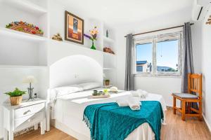 Postel nebo postele na pokoji v ubytování Villa Enzo Moraira