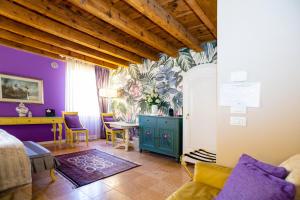 A seating area at Mazzini Suite