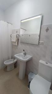 Kúpeľňa v ubytovaní Apartamento Blancomar