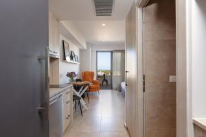 A seating area at Lines Concept Accommodation