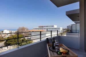 A balcony or terrace at Lines Concept Accommodation