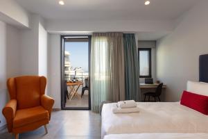 A bed or beds in a room at Lines Concept Accommodation