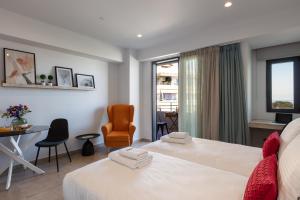 A bed or beds in a room at Lines Concept Accommodation