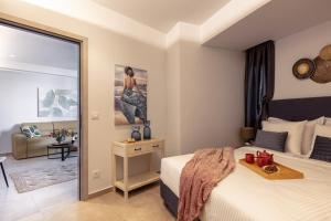 A bed or beds in a room at Lines Concept Accommodation