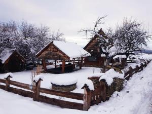 Obiekt Jabłoniowy Sad Kalwaria Pacławska zimą