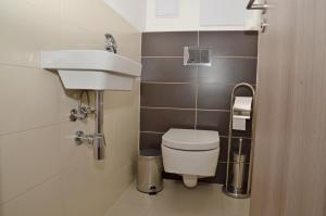 Kúpeľňa v ubytovaní Apartmány Vinohrady