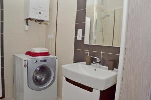 Kúpeľňa v ubytovaní Apartmány Vinohrady