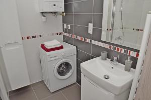 Kúpeľňa v ubytovaní Apartmány Vinohrady