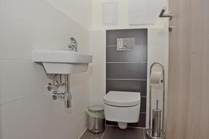 Kúpeľňa v ubytovaní Apartmány Vinohrady