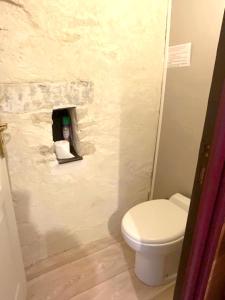 Kúpeľňa v ubytovaní Maison de 2 chambres avec jardin clos et wifi a Saint Jean de Sauves