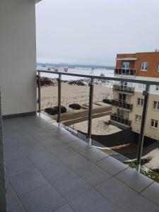 Balkón alebo terasa v ubytovaní Welcome Apartment