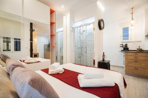 Postel nebo postele na pokoji v ubytování For You Rentals COZY APARTMENT TEMPORAL IN BARRIO SALAMANCA JOG48